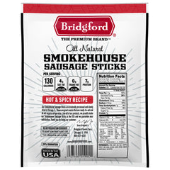 Smokehouse Sausage Sticks - Hot & Spicy