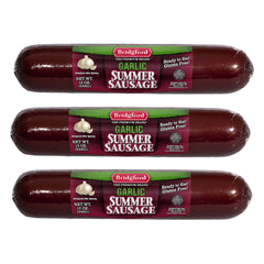 Garlic Summer Sausage - 12 OZ