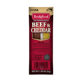 Bridgford - Beef and Cheddar - 1.125 oz 8/8 pack - Pack of 1