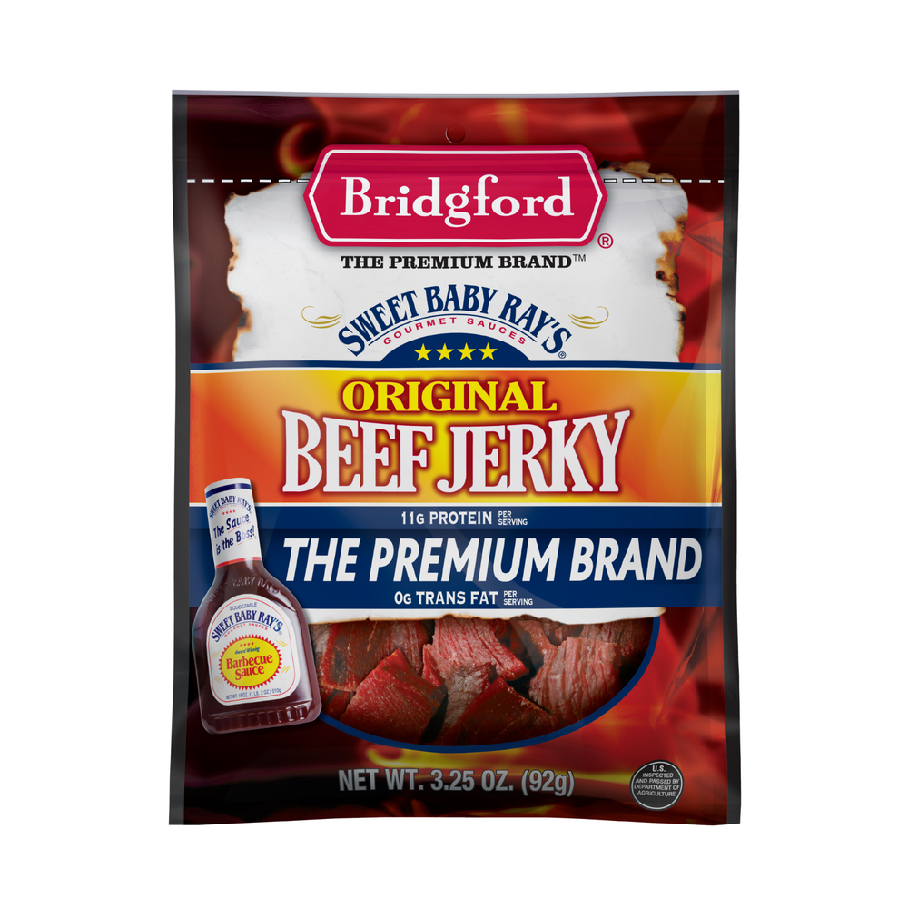 Bridgford Original Beef Jerky, 3.25 oz package