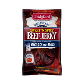 Bridgford Sweet N Spicy Beef Jerky, 10 oz package