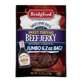 Bridgford Sweet Teriyaki Beef Jerky, 6.2 oz package