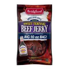 Bridgford Teriyaki Beef Jerky, 10 oz package