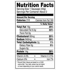 Chorizo - 3.5 oz - Pack of 6