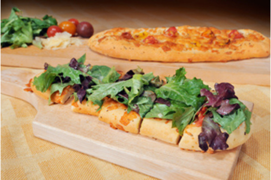 Simple Salad Pizza