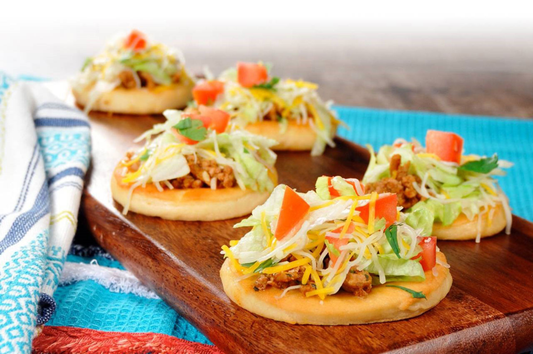 Mini Taco Pizzas