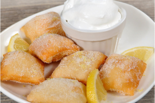 Lemon Zeppole (Italian Fried Doughnuts)