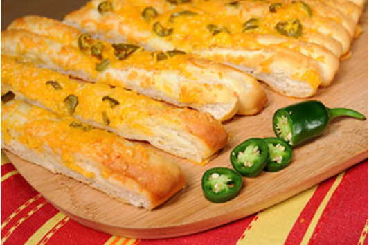 Jalapeño Cheese Breadsticks