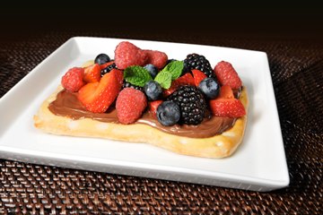 Fruit & Chocolate Pizza