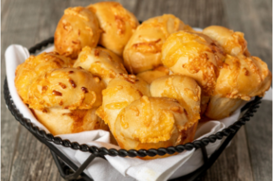 Cheesy Cloverleaf Rolls