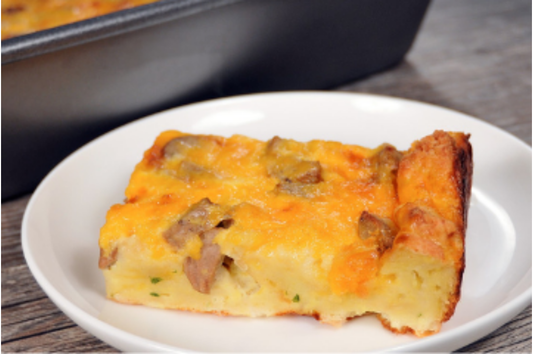 Cheesy Jalapeño Biscuit Breakfast Casserole