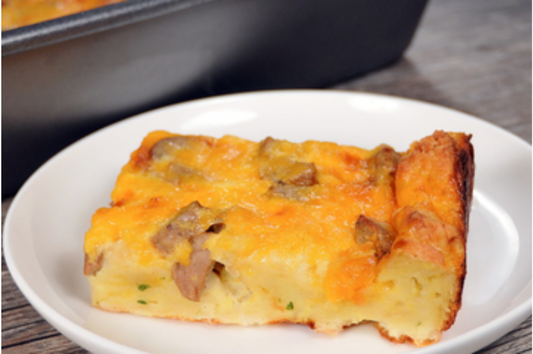 Cheesy Jalapeño Biscuit Breakfast Casserole