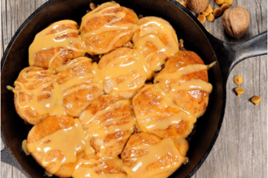 Coffeecake with Butterscotch-Pecan Glaze