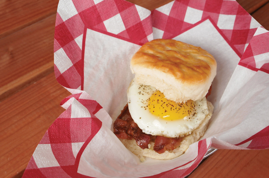 Egg & Bacon Biscuit Sandwich