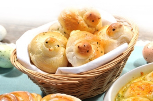 Garlic-Cheese Chicks
