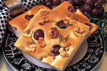 Grape & Walnut Focaccia