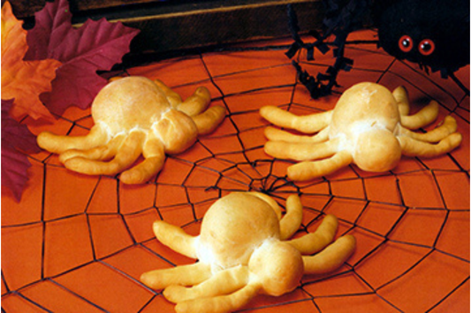 Halloween Spiders filled with Peanut Butter & Jelly