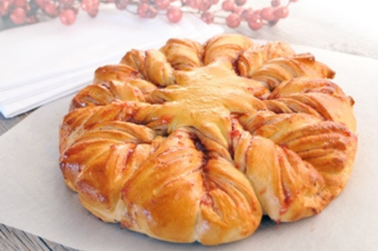 Holiday Jam Star Bread