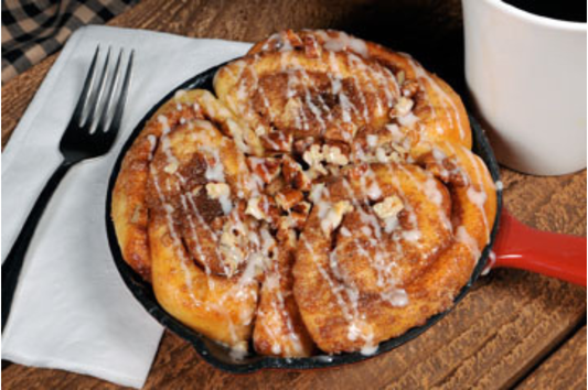 Individual Size Skillet Cinnamon Rolls