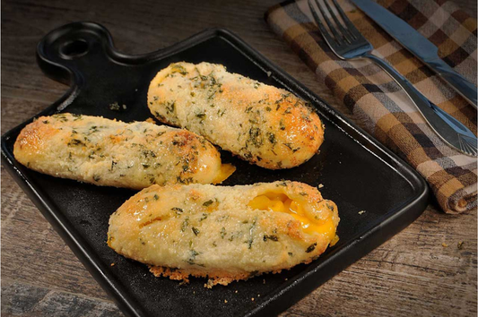 Macaroni & Cheese Stuffed Breadsticks