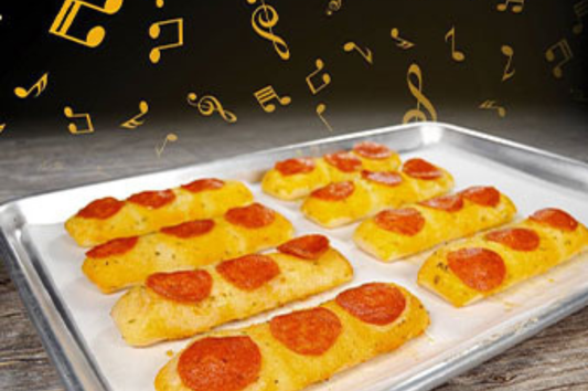 Pepperoni Cheesy Garlic Breadsticks