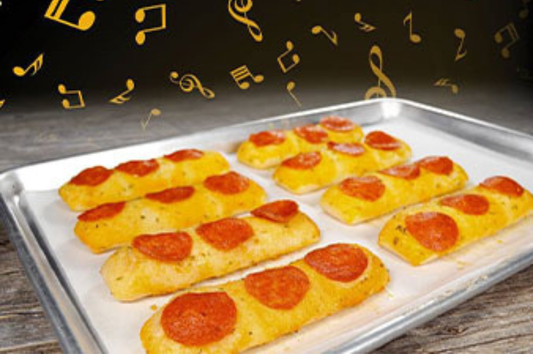 Pepperoni Cheesy Garlic Breadsticks