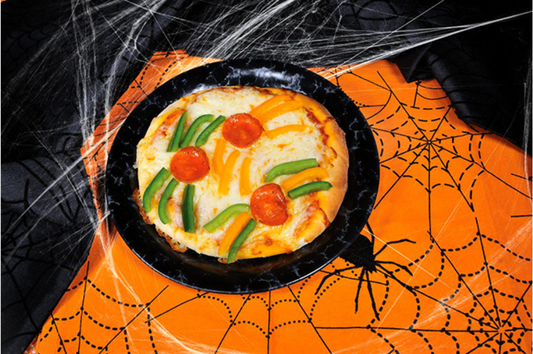 Spooky Spider Pizzas