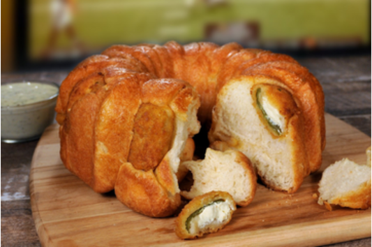 Stuffed Jalapeño Monkey Bread