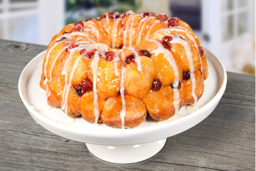 Cranberry Mimosa Monkey Bread
