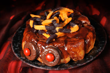 Zombie Bites (Bridgford Cinnamon Monkey Bread)