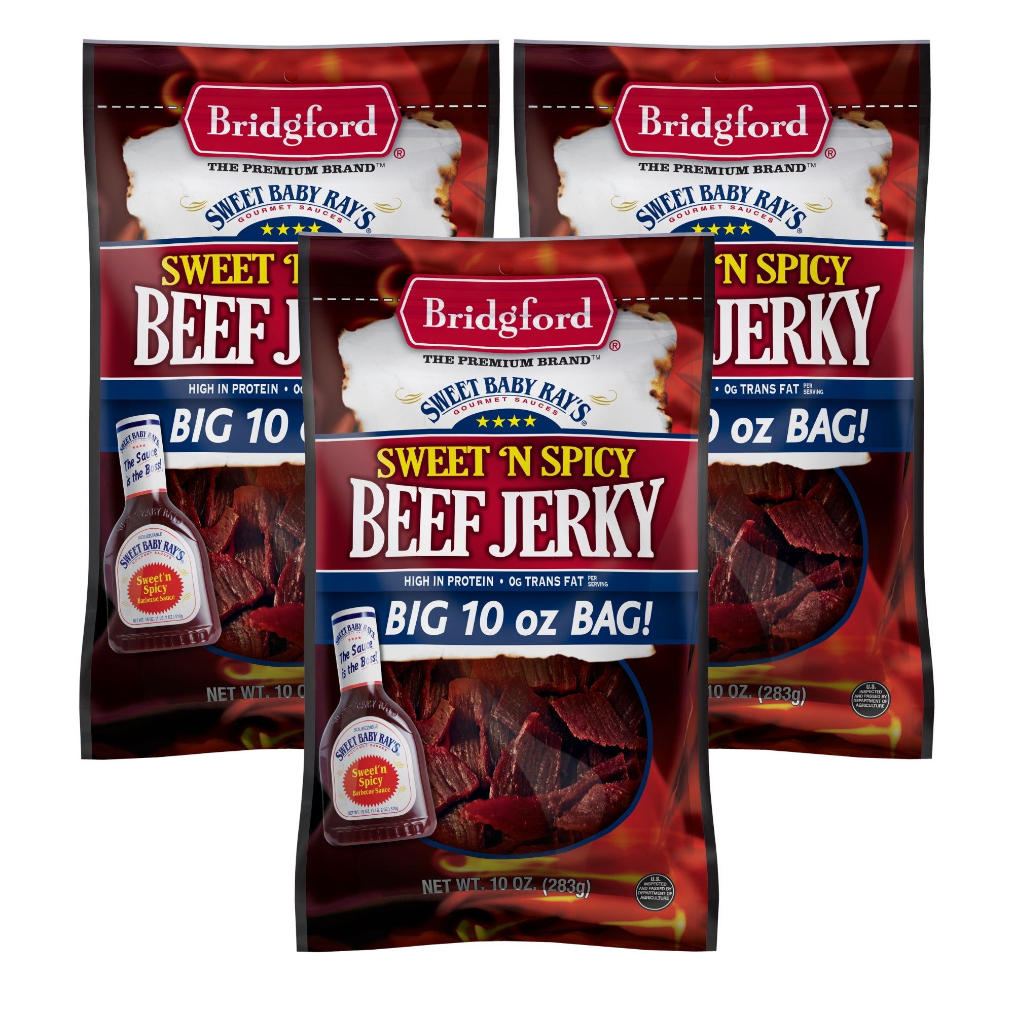 Beef Jerky - Sweet N Spicy -10 OZ