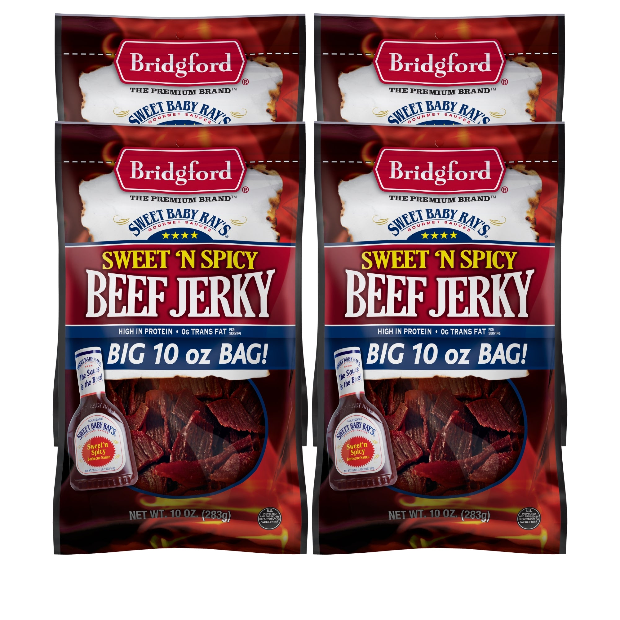 Beef Jerky - Sweet N Spicy -10 OZ