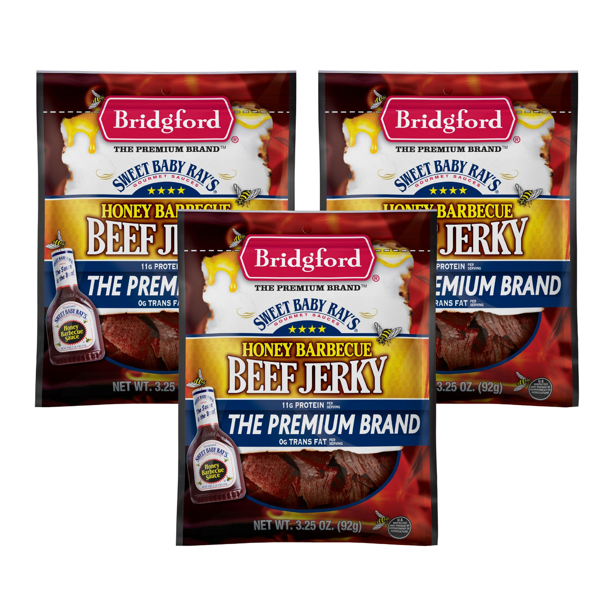 Beef Jerky - Honey BBQ - 3.25 OZ
