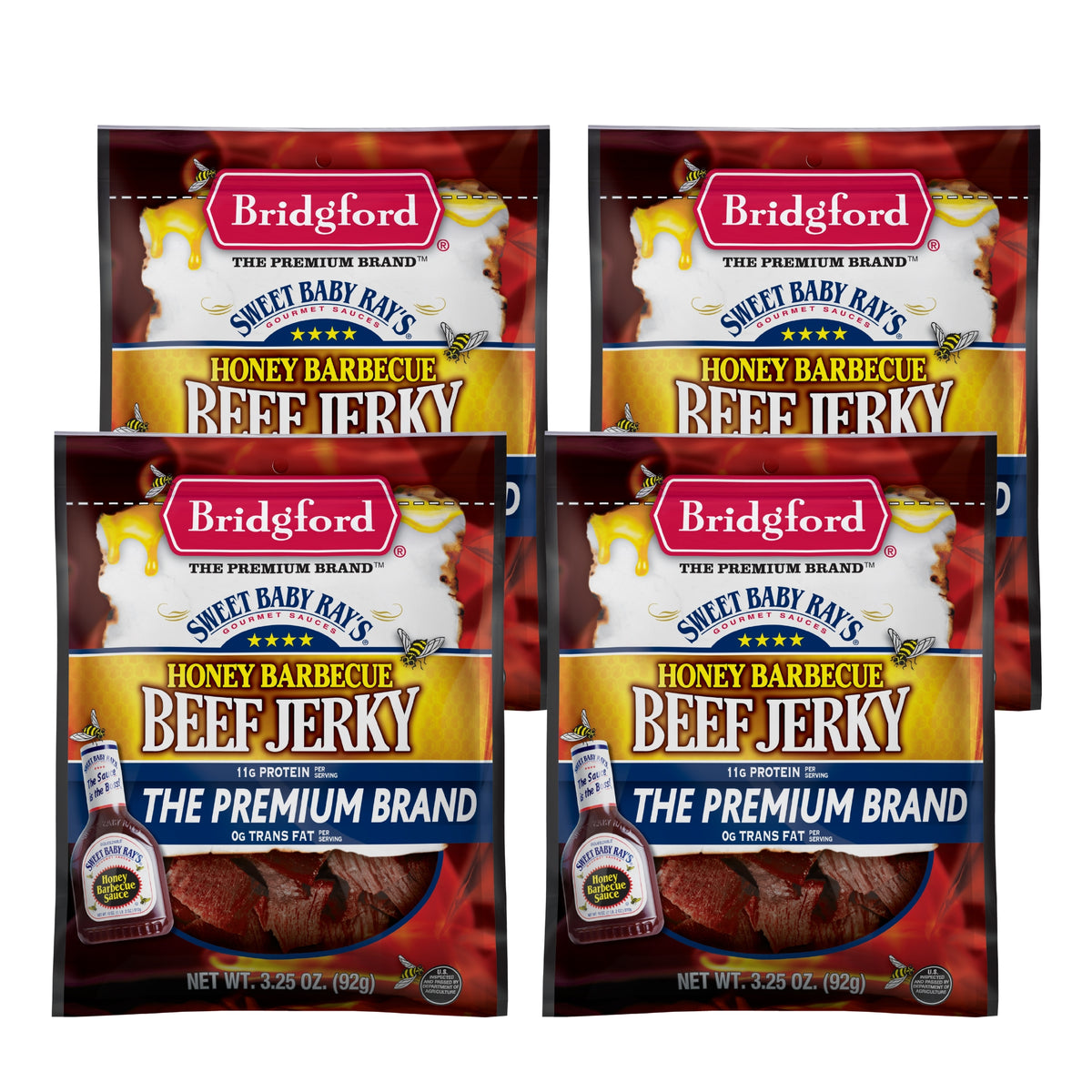 Beef Jerky - Honey BBQ - 3.25 OZ