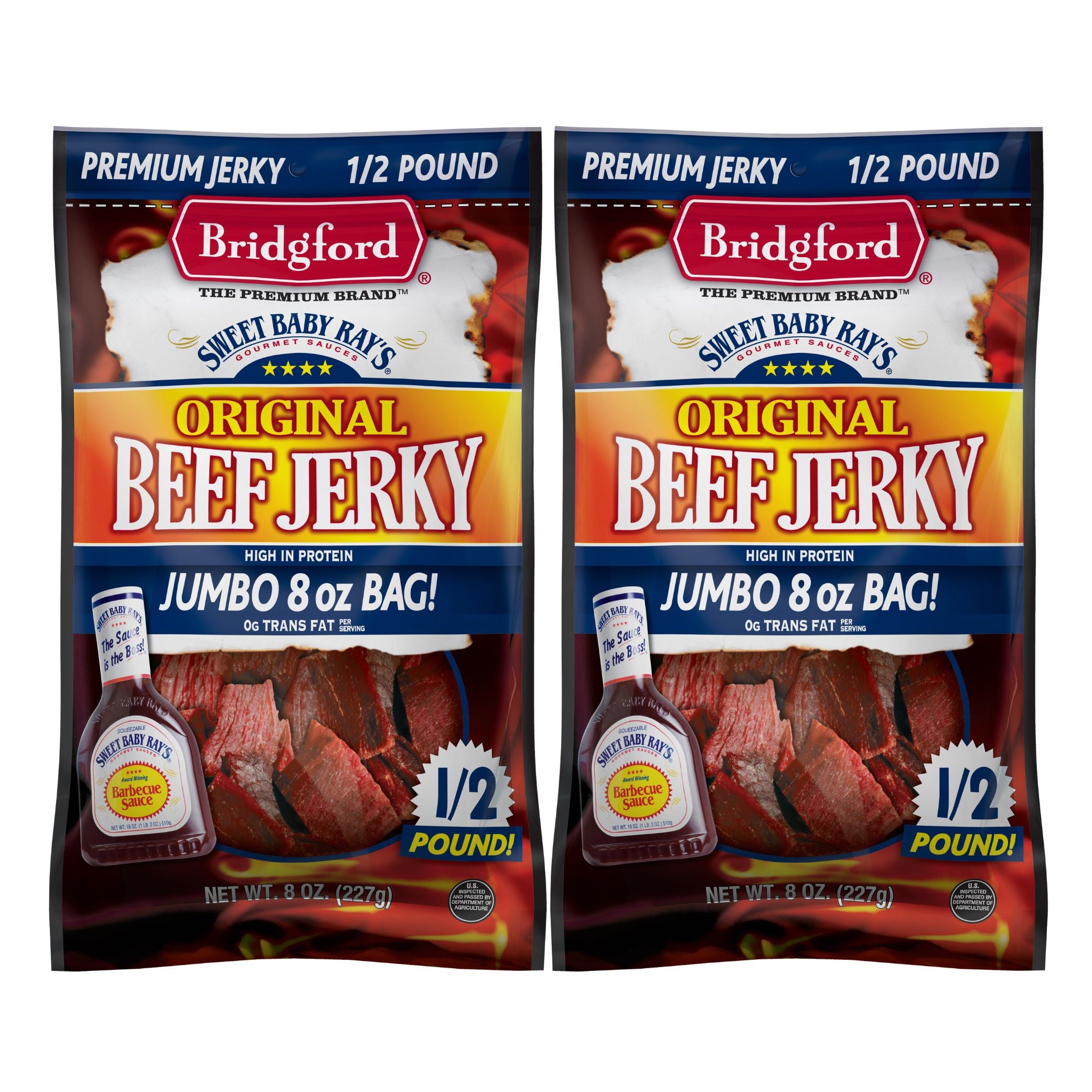 Bridgford - SBR Original Beef Jerky - 8 oz