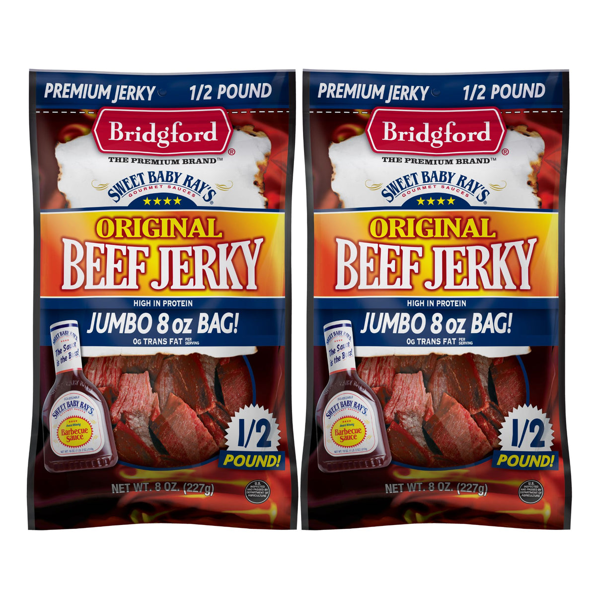 Bridgford - SBR Original Beef Jerky - 8 oz