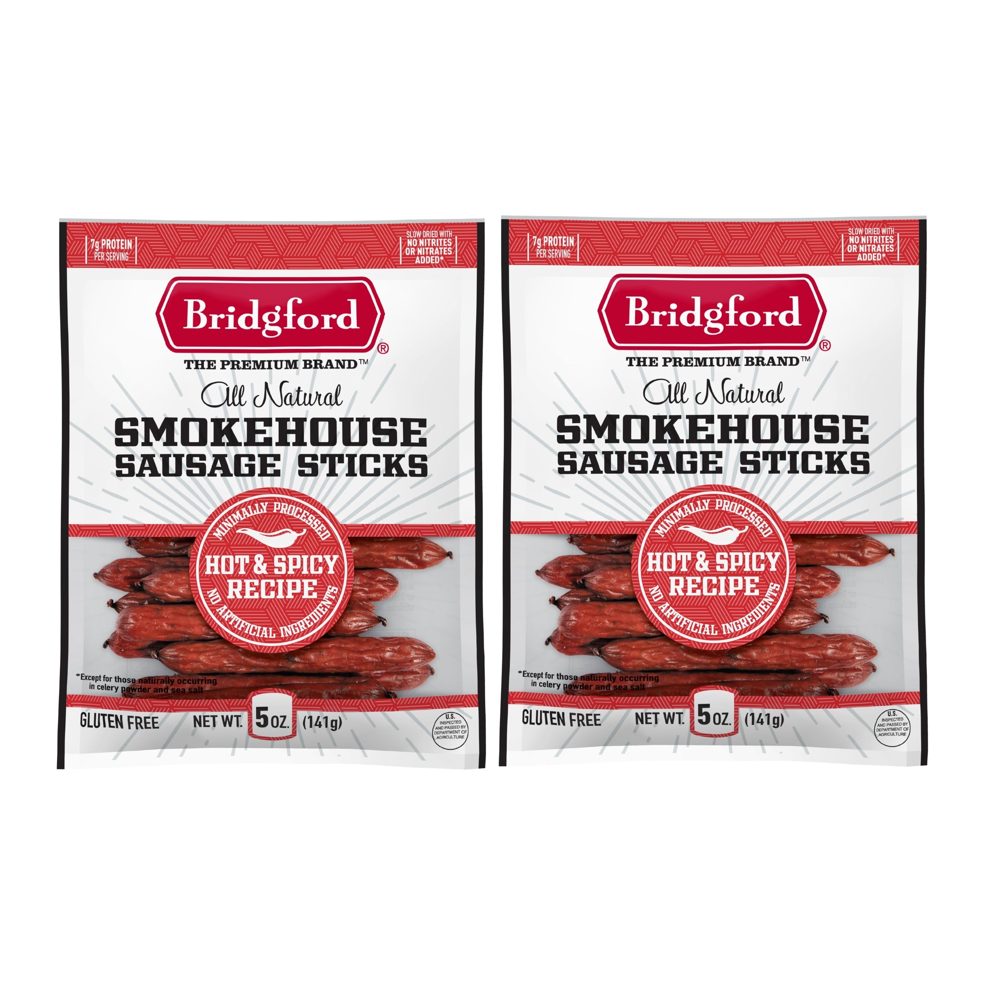 Smokehouse Sausage Sticks - Hot & Spicy
