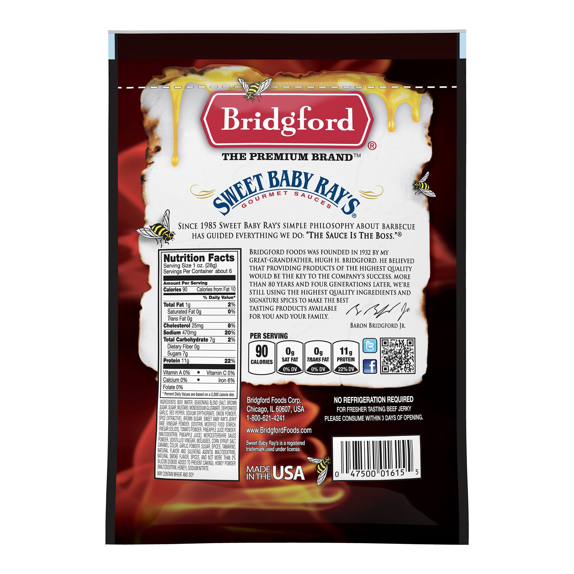 Beef Jerky Variety Pack (Original, Teriyaki, Honey BBQ, Sweet N Spicy) - 3.25 OZ