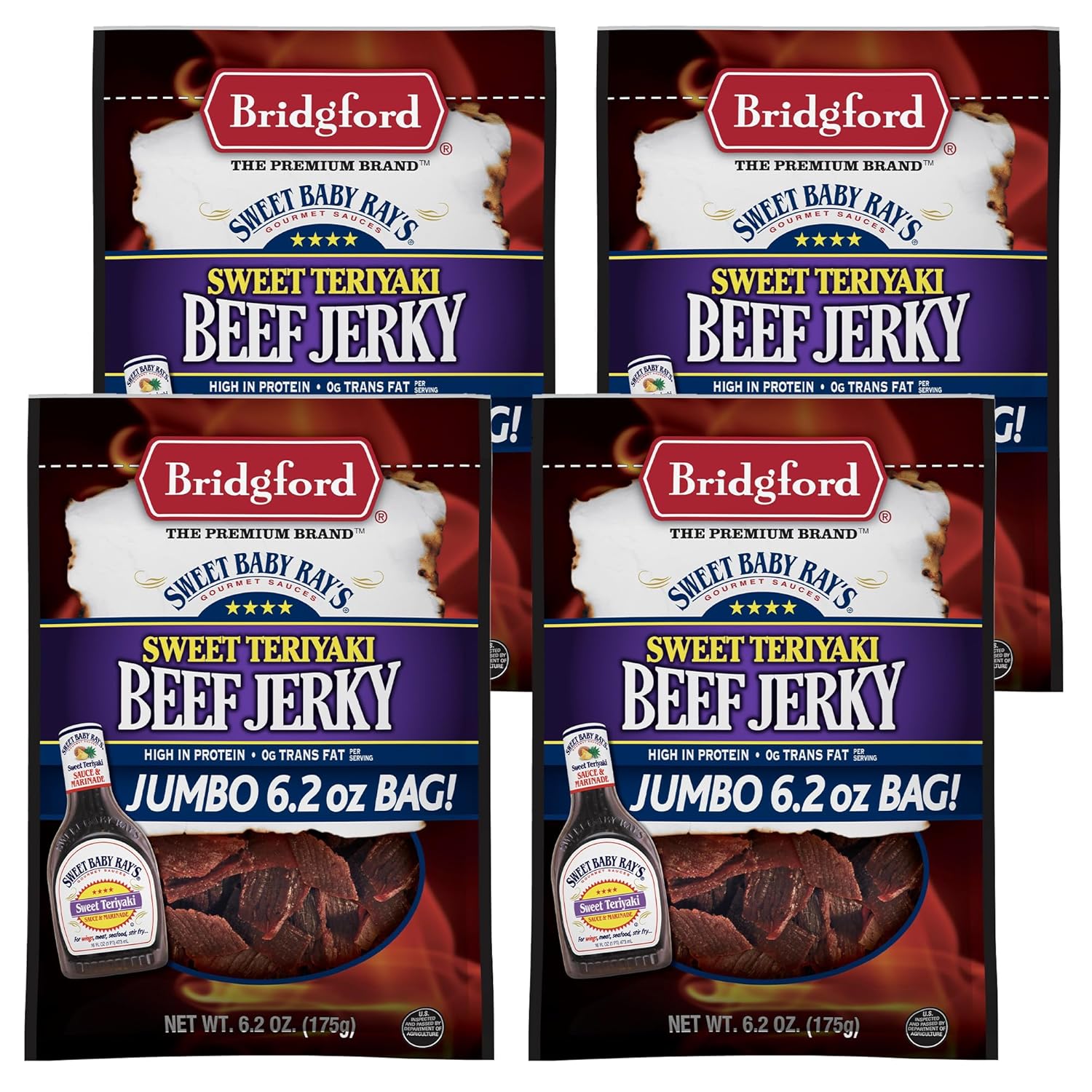 Beef Jerky - Sweet Teriyaki - 6.2 OZ