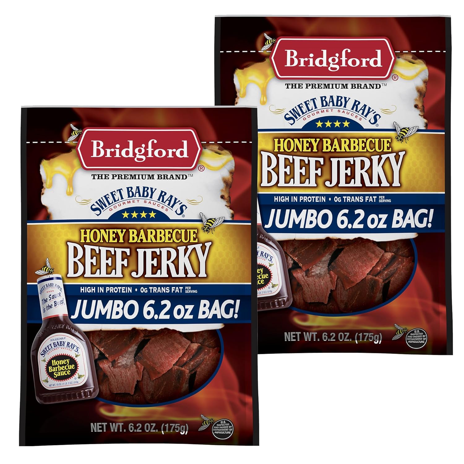 Beef Jerky - Honey BBQ - 6.2 OZ