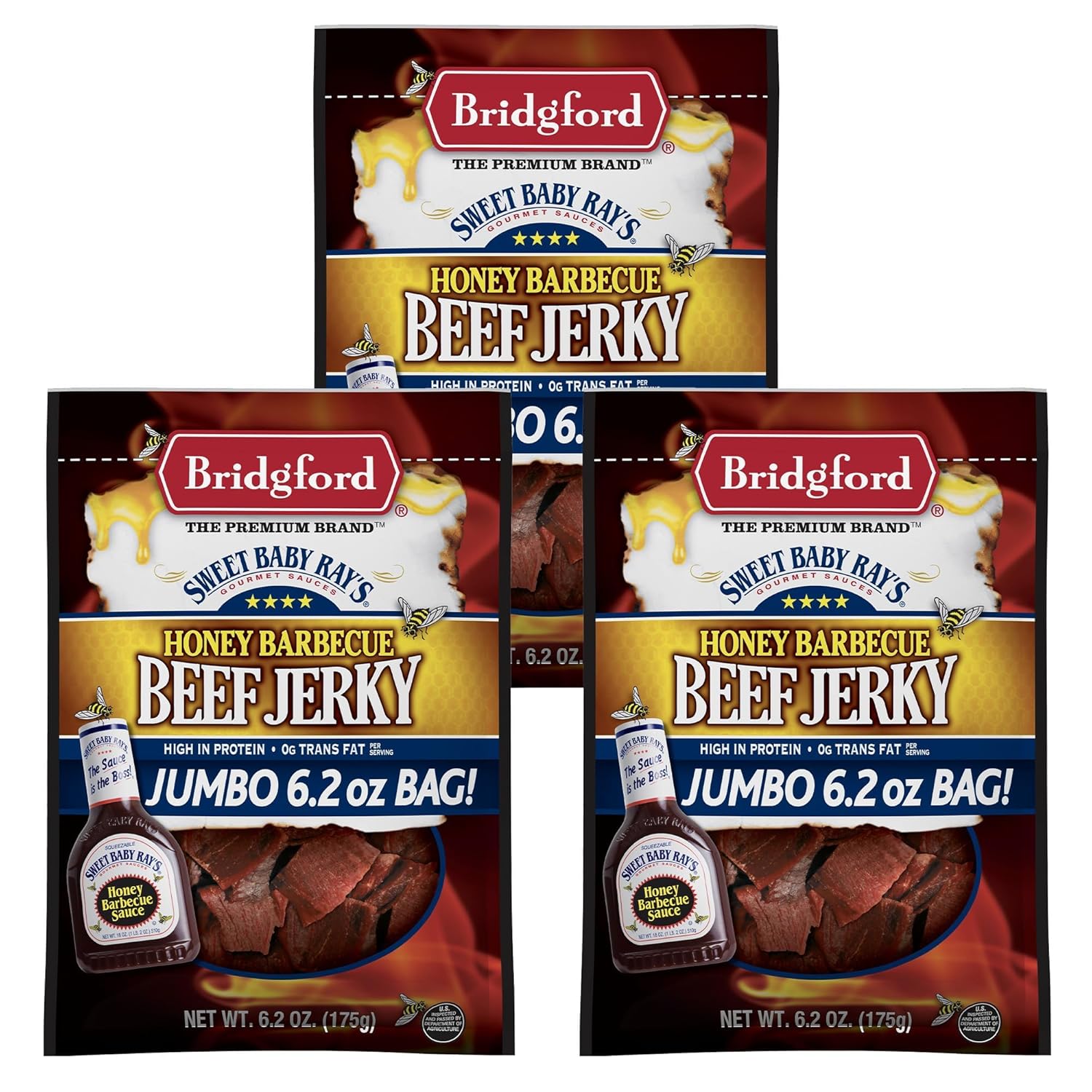 Beef Jerky - Honey BBQ - 6.2 OZ