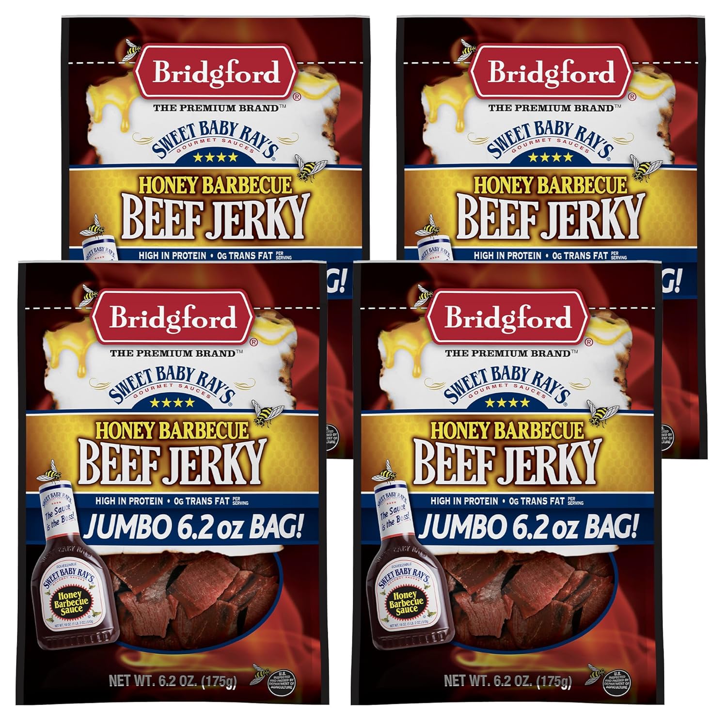 Beef Jerky - Honey BBQ - 6.2 OZ