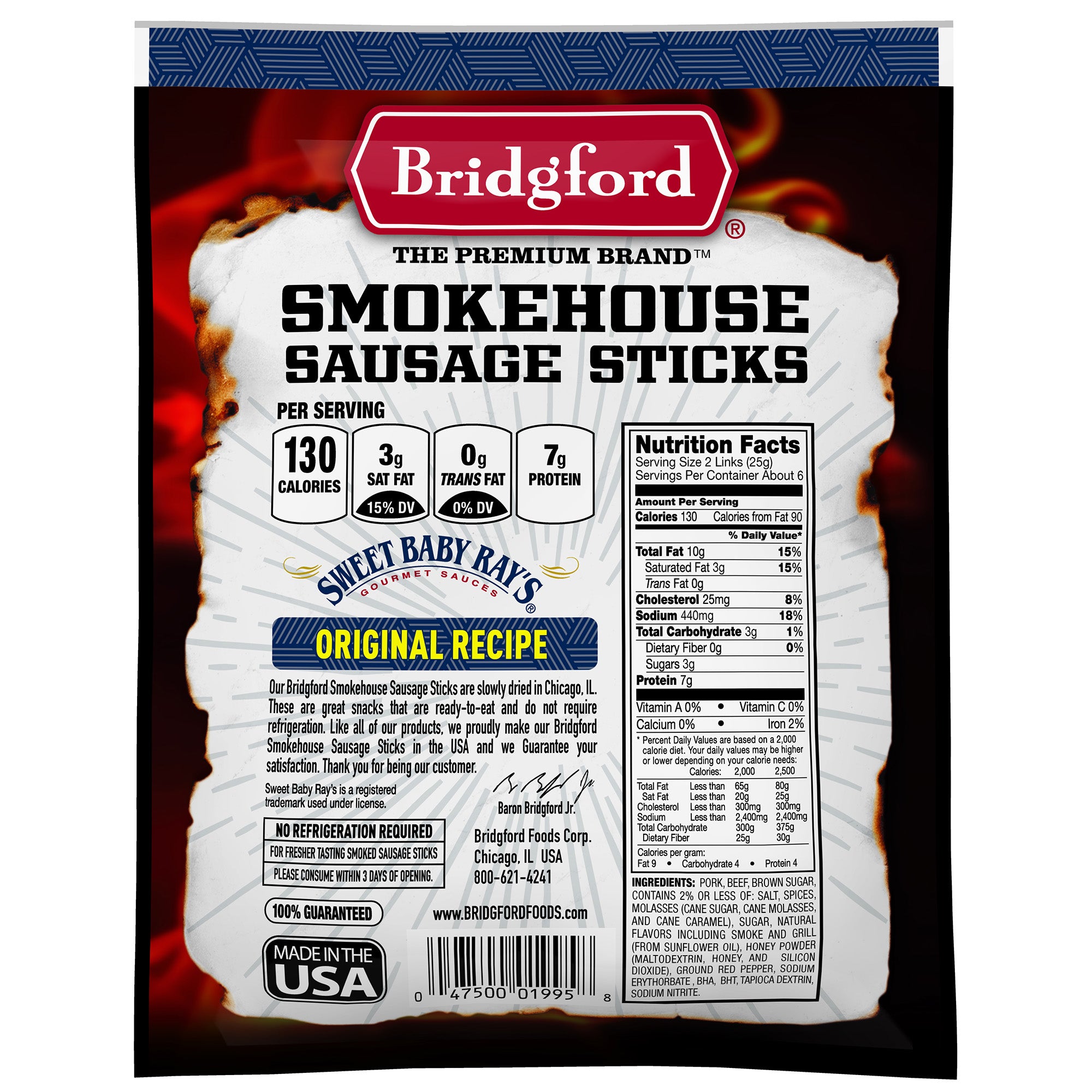 Smokehouse Sausage Sticks - SBR
