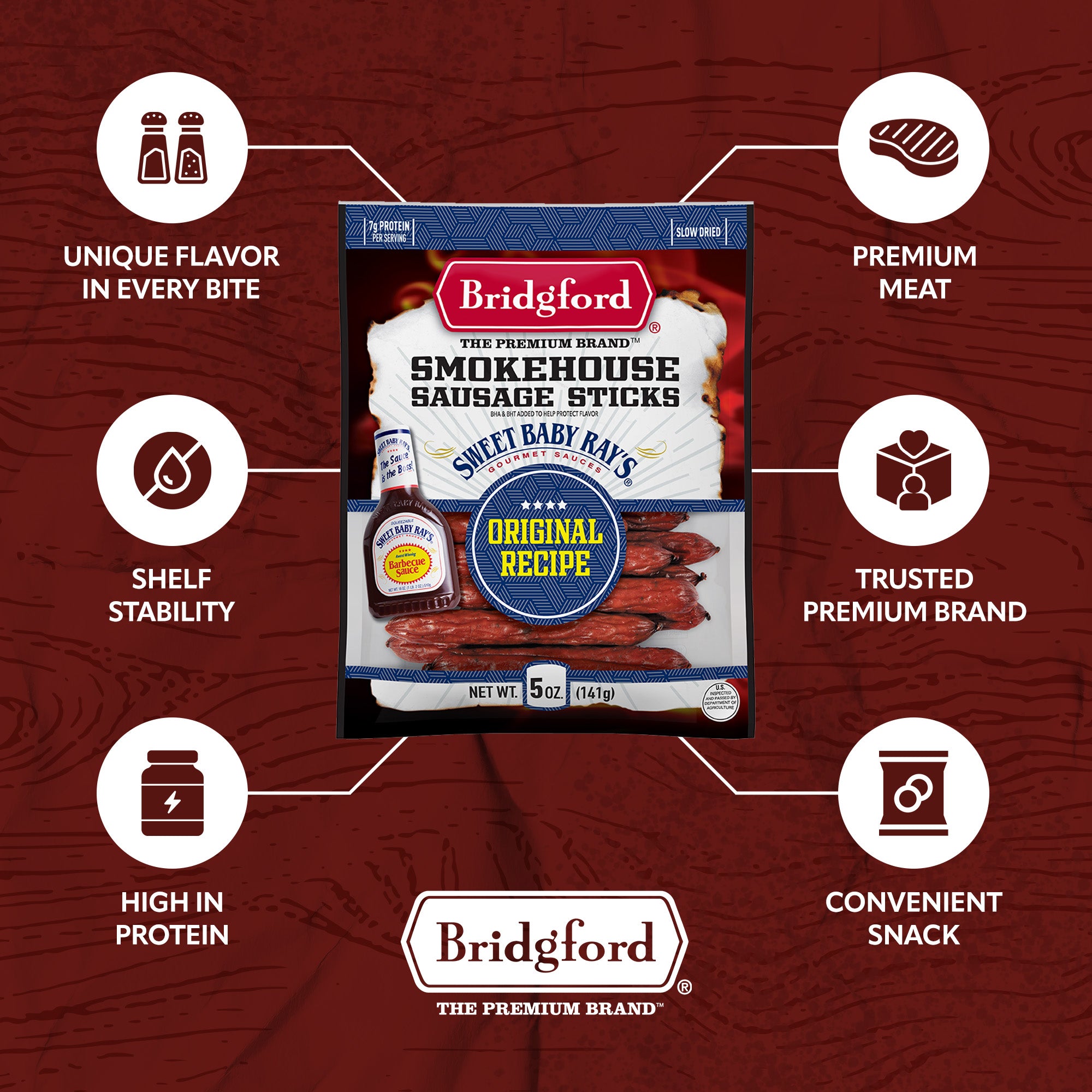 Smokehouse Sausage Sticks - SBR