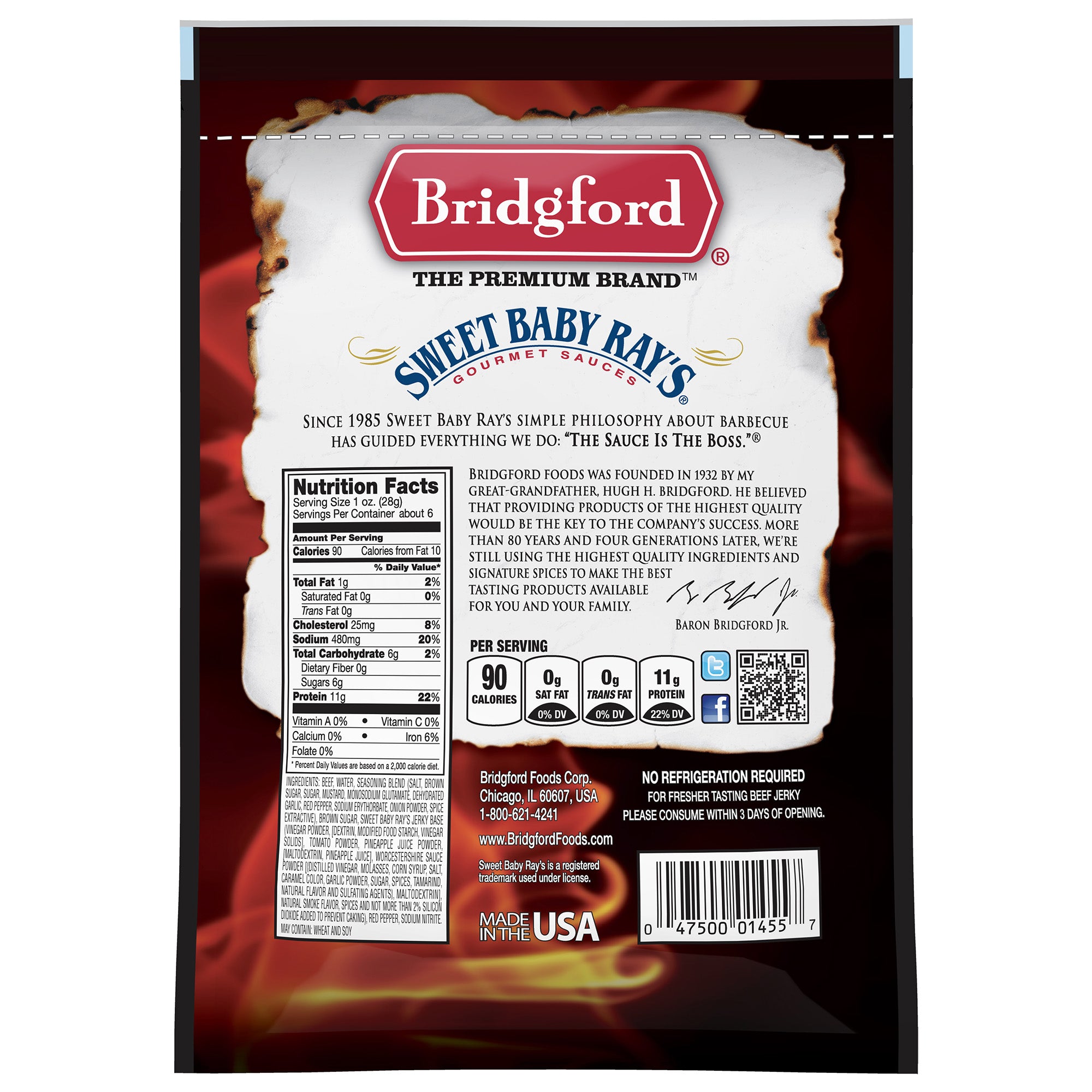 Beef Jerky - Sweet N Spicy - 6.2 OZ
