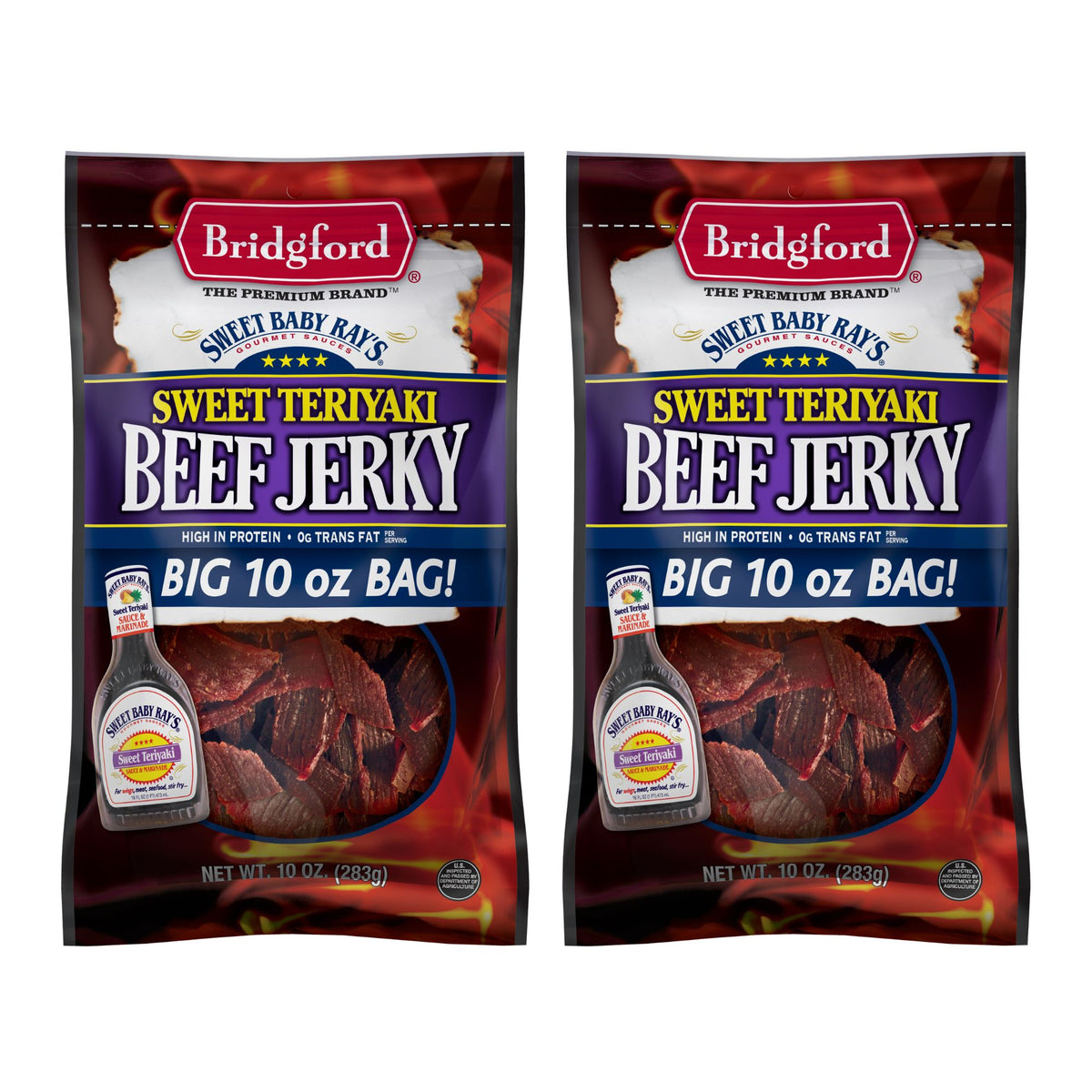 Beef Jerky - Sweet Teriyaki - 10 OZ