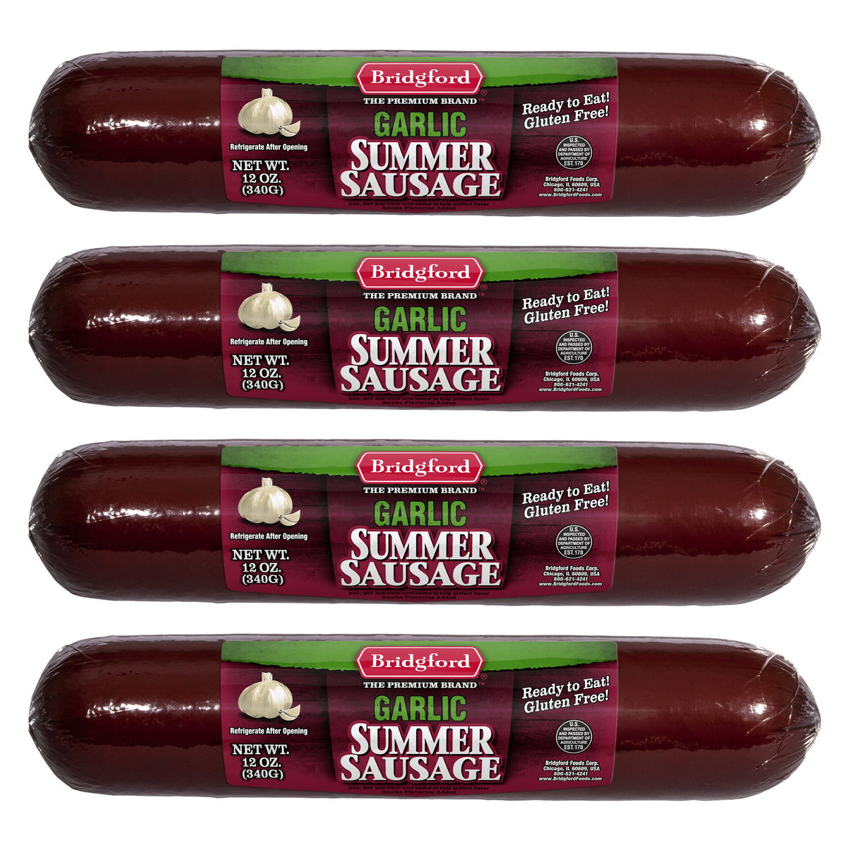 Bridgford - Garlic Summer Sausage 12 oz