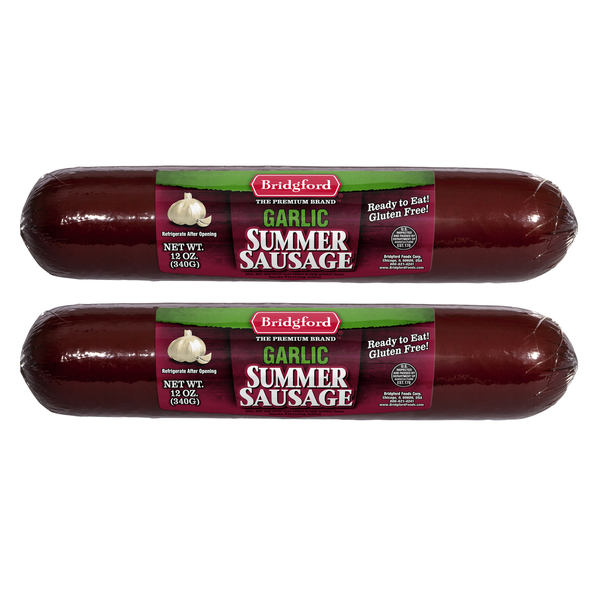 Bridgford - Garlic Summer Sausage 12 oz