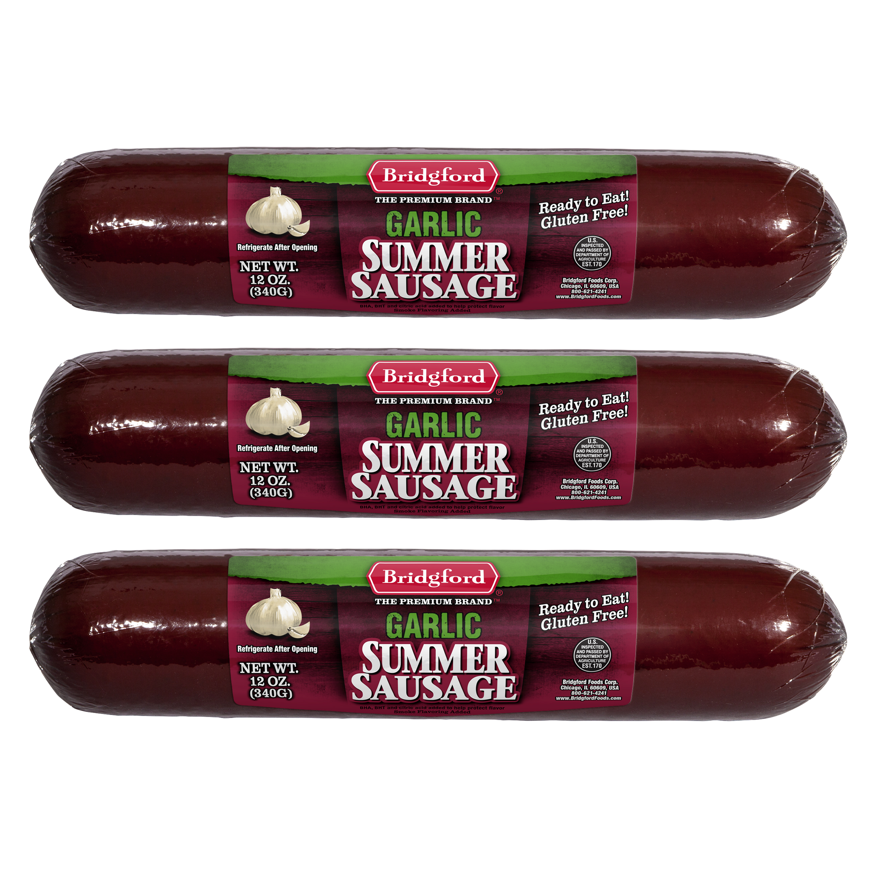 Bridgford - Garlic Summer Sausage 12 oz