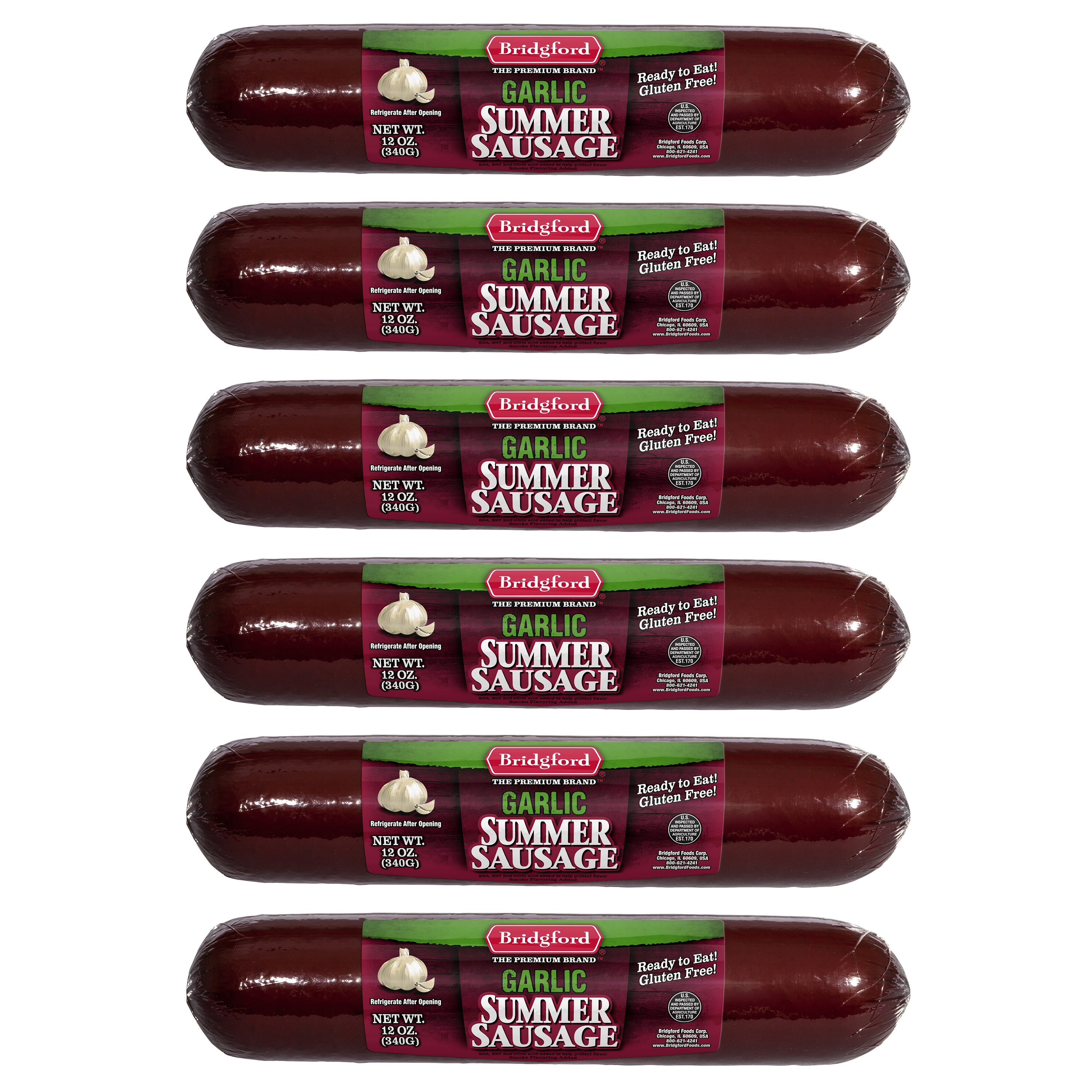 Bridgford - Garlic Summer Sausage 12 oz